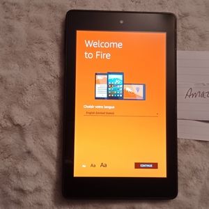 Amazon Kindle fire HD 6in 8gb tablet PW98VM